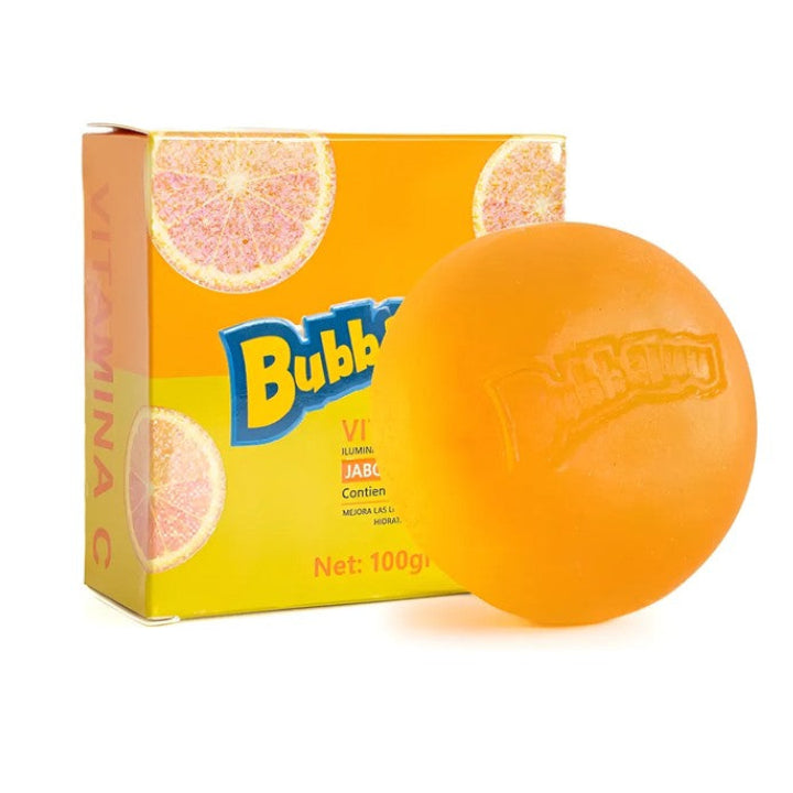 Jabón Barra Vitamina C Aclarante Bubbaluu 100g