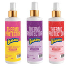 Pack 3 unidades Protector Termico Hidratante Antifrizz Bubbaluu Uva Frutilla Tutti Fruti