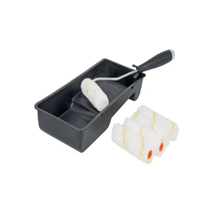 Kit De Mini Rodillos 4 Bandeja Para Pintar 7 Piezas Truper