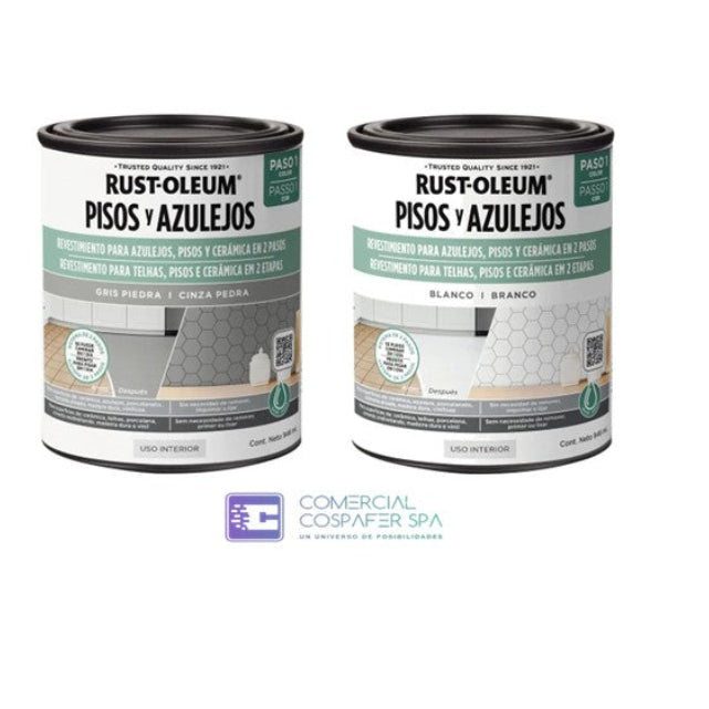 Pintura Pisos Azulejos Ceramica Madera Rust Oleum Paso N° 1