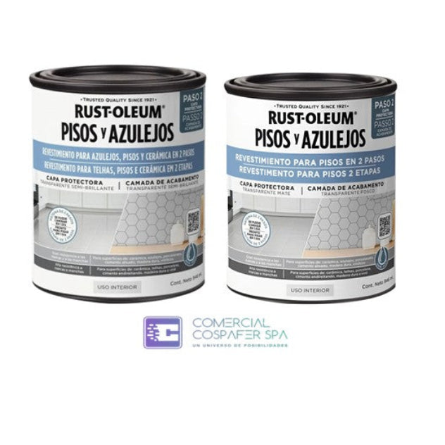 Protector Para Pintura Pisos Azulejos Transparente Rust Oleum Paso N° 2