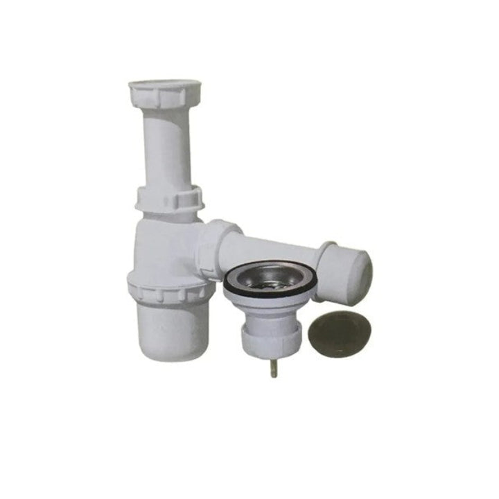 Kit Instalación Lavatorio 1 1/4 Sifón + Desague Estándar Hoffens