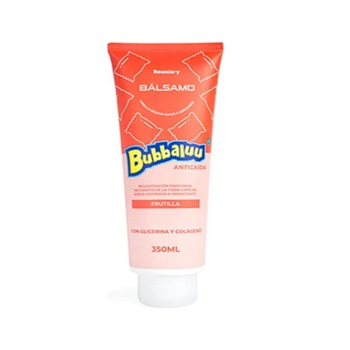 Set Capilar Shampoo Y Balsamo Acondicionador Bubbaluu Frutilla