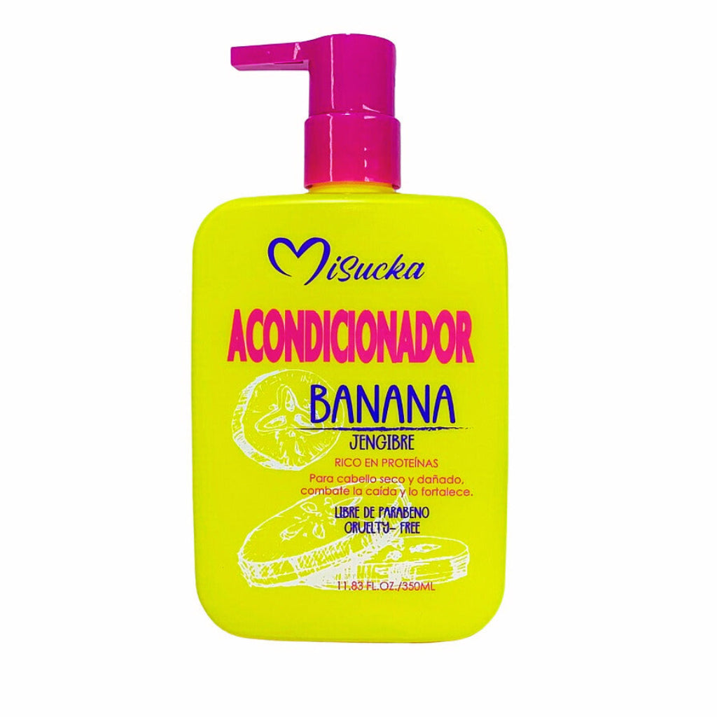 Acondicionador Anticaída Nutritivo Banana Jengibre Misucka 350ml