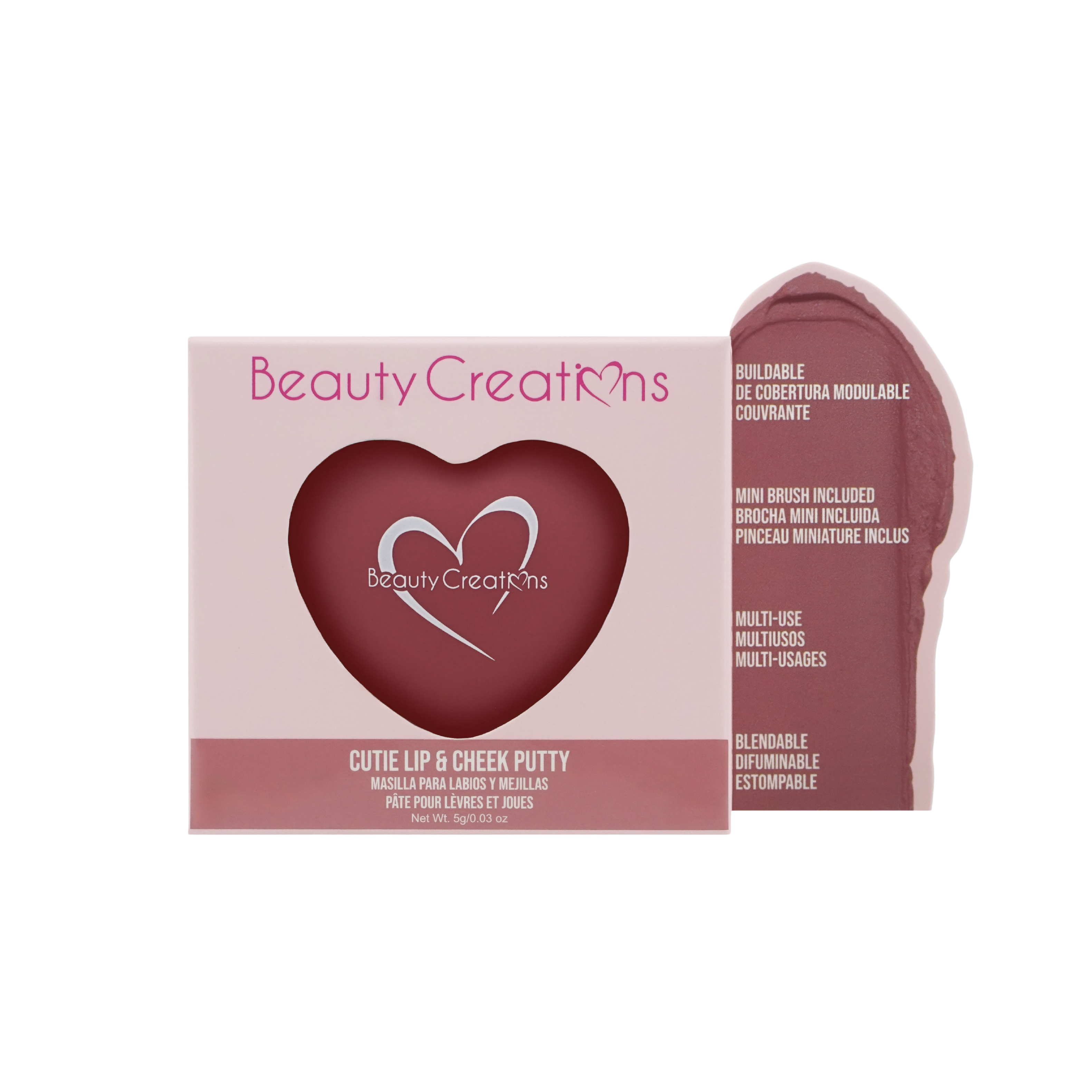 Rubor Labios Mejilla Cutie Lip Cheek Putty Beauty Creations