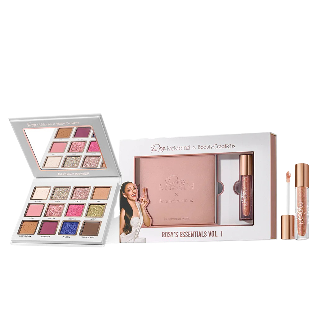 Rosy Essentials Vol.1 Kit Paleta De Sombras + Gloss Beauty Creations