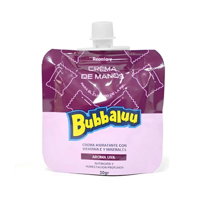 Mini Crema De Manos Hidratante Bubbaluu Frutilla 30gr
