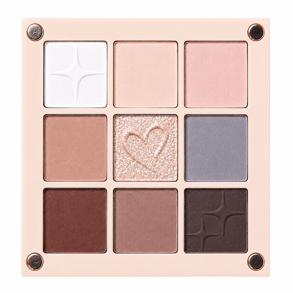 Paleta De Sombras Magneticas 9 Tonos Mates/brillantes Beauty Creations