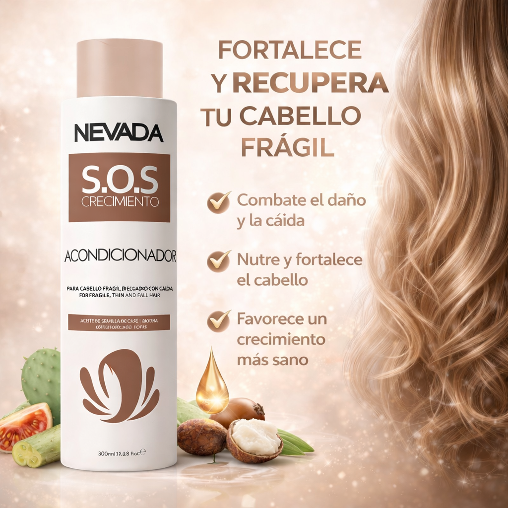 Acondicionador SOS Crecimiento Biotina Anticaída Nevada 500m