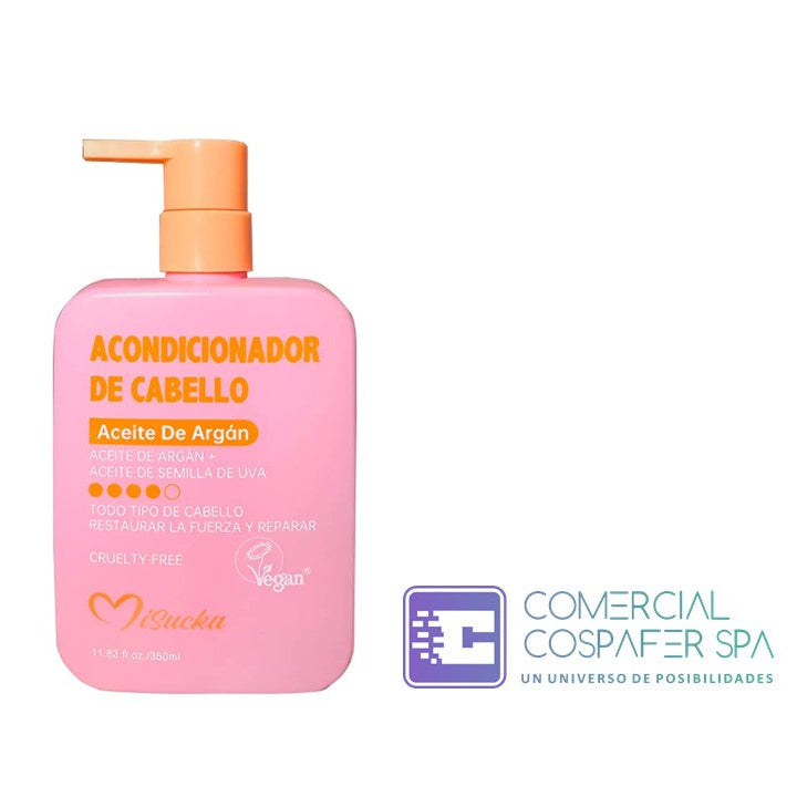 Acondicionador Vegano Hidratante Y Reparador Aceite Argan Misucka 350 Ml