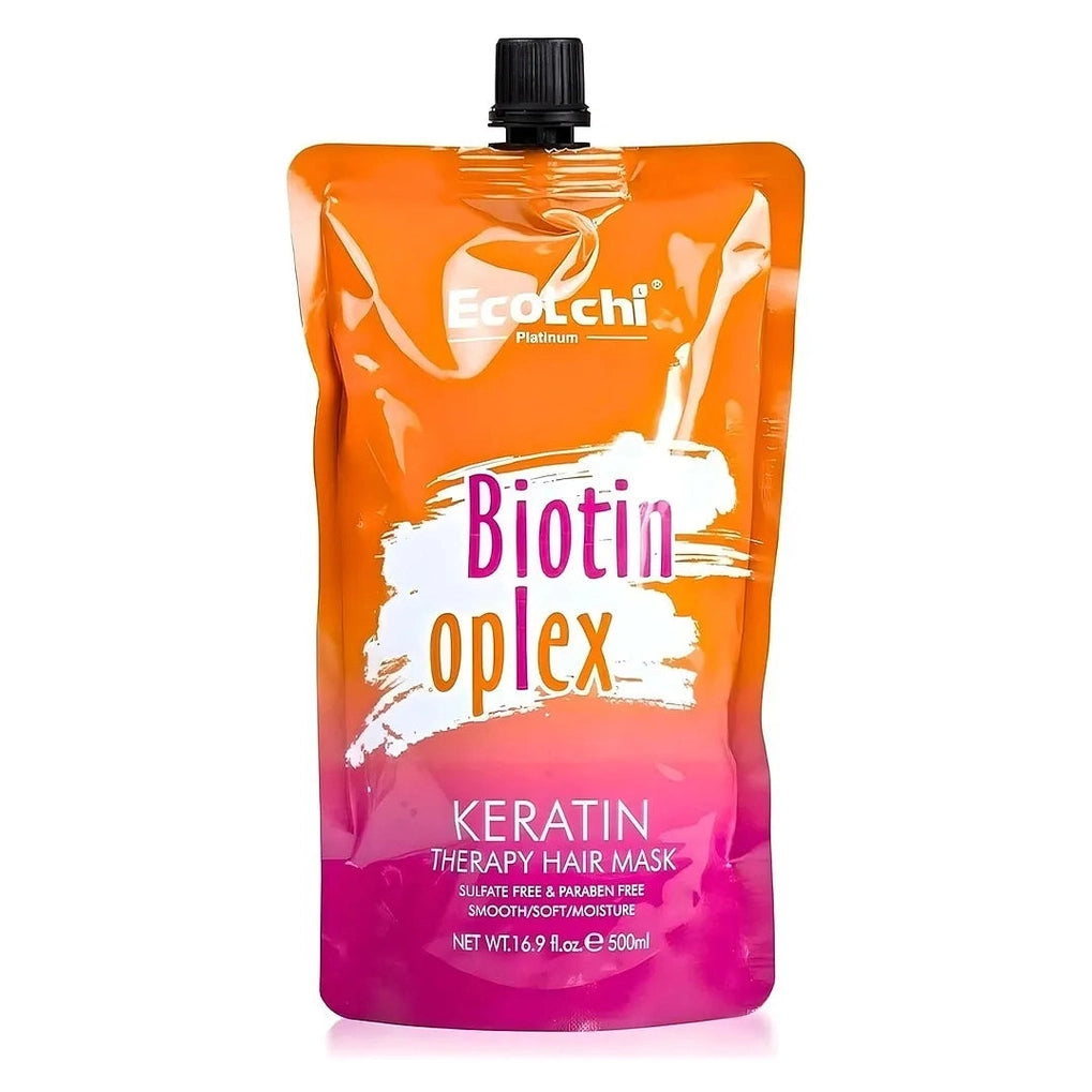 Mascarilla Capilar Keratina Y Biotina Oplex 500ml Ecolchi Cosmeticos y cuidado del hogar