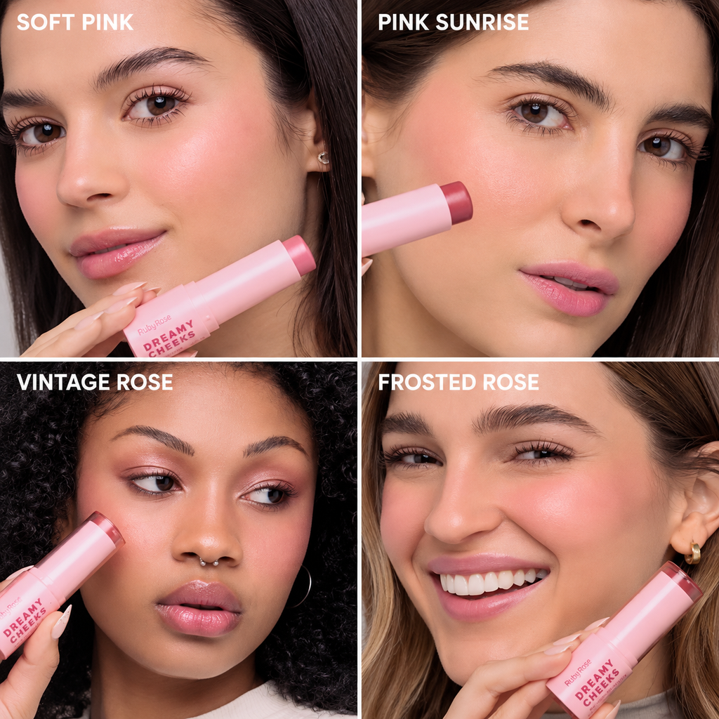 Rubor En Barra Blush Cremoso Stick Dreamy Cheeks Ruby Rose