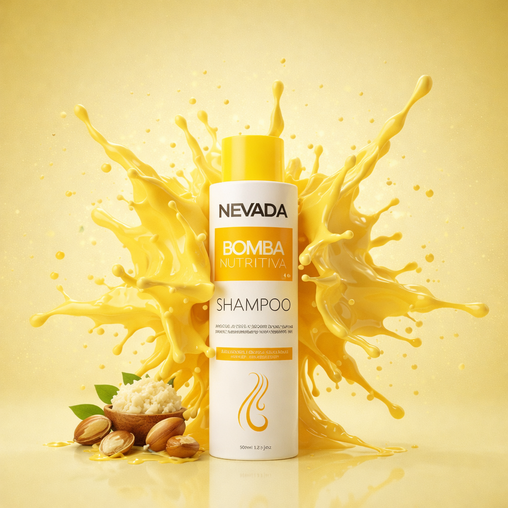 Shampoo Bomba Nutritiva Cabellos Maltratados Nevada 500ml