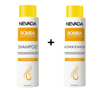 Set Shampoo Y Acondicionador Bomba Nutritiva Nevada 500ml
