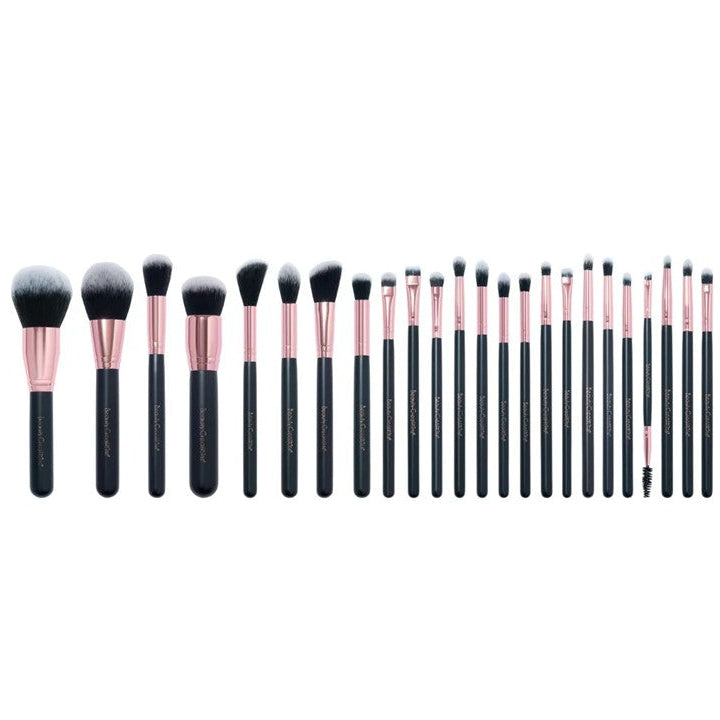 Set De Brochas 24 Pzs Beauty Creations Unbothered Color Negro