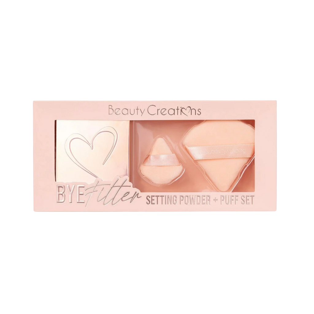 Set Polvo Traslucido Y Esponjas Bye Filter Beauty Creations