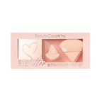Set Polvo Traslucido Y Esponjas Bye Filter Beauty Creations