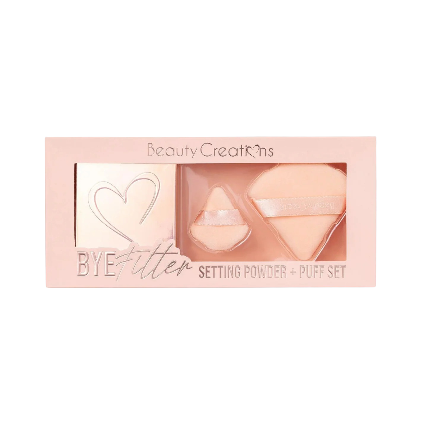 Set Polvo Traslucido Y Esponjas Bye Filter Beauty Creations