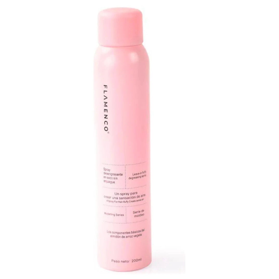Shampoo En Seco Flamenco Spray Desengrasante 200 Ml Cosmeticos y cuidado del hogar