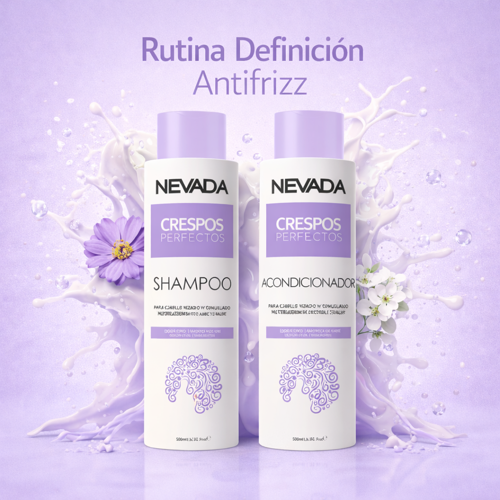 Set Shampoo Y Acondicionador Crespos Perfectos Nevada 500ml