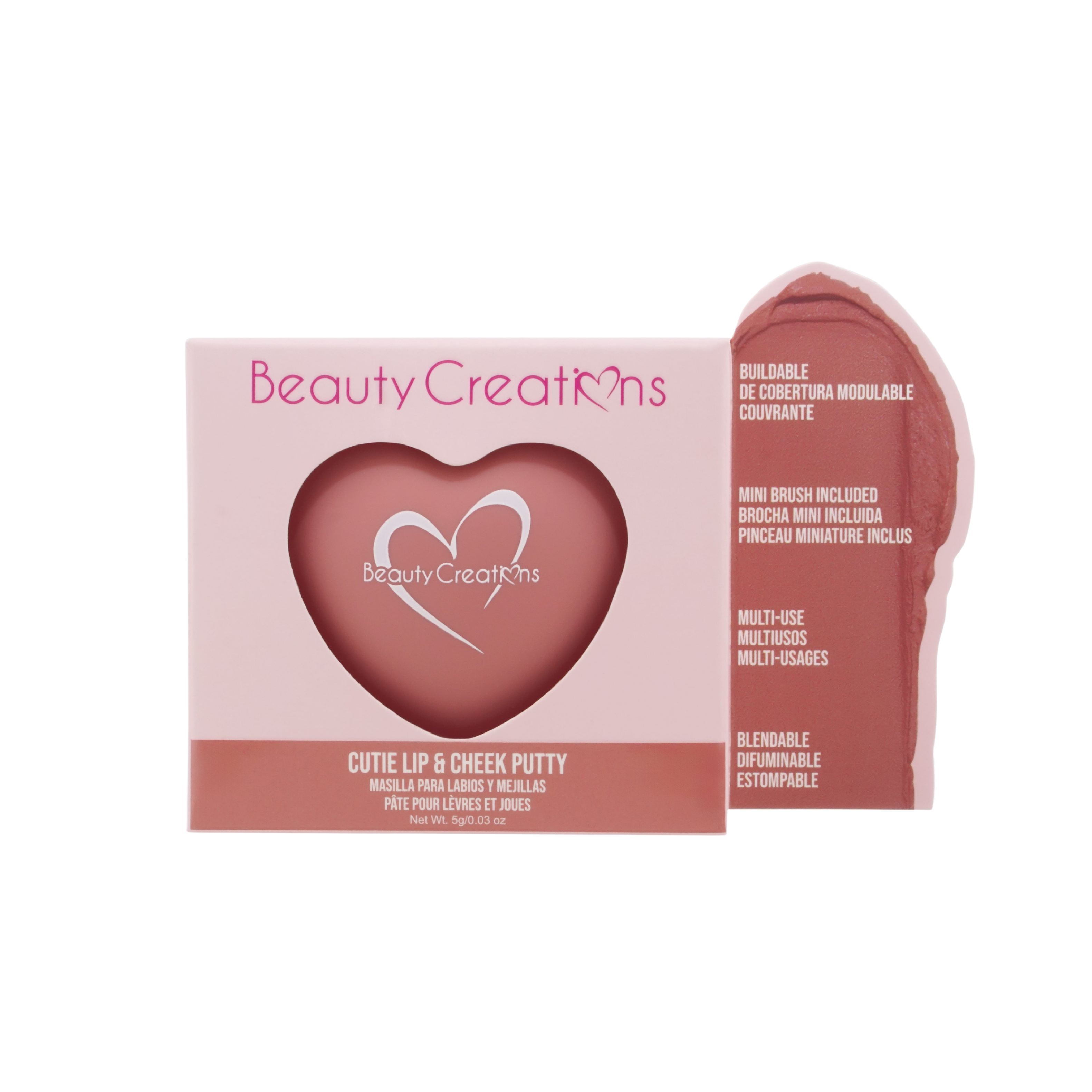 Rubor Labios Mejilla Cutie Lip Cheek Putty Beauty Creations