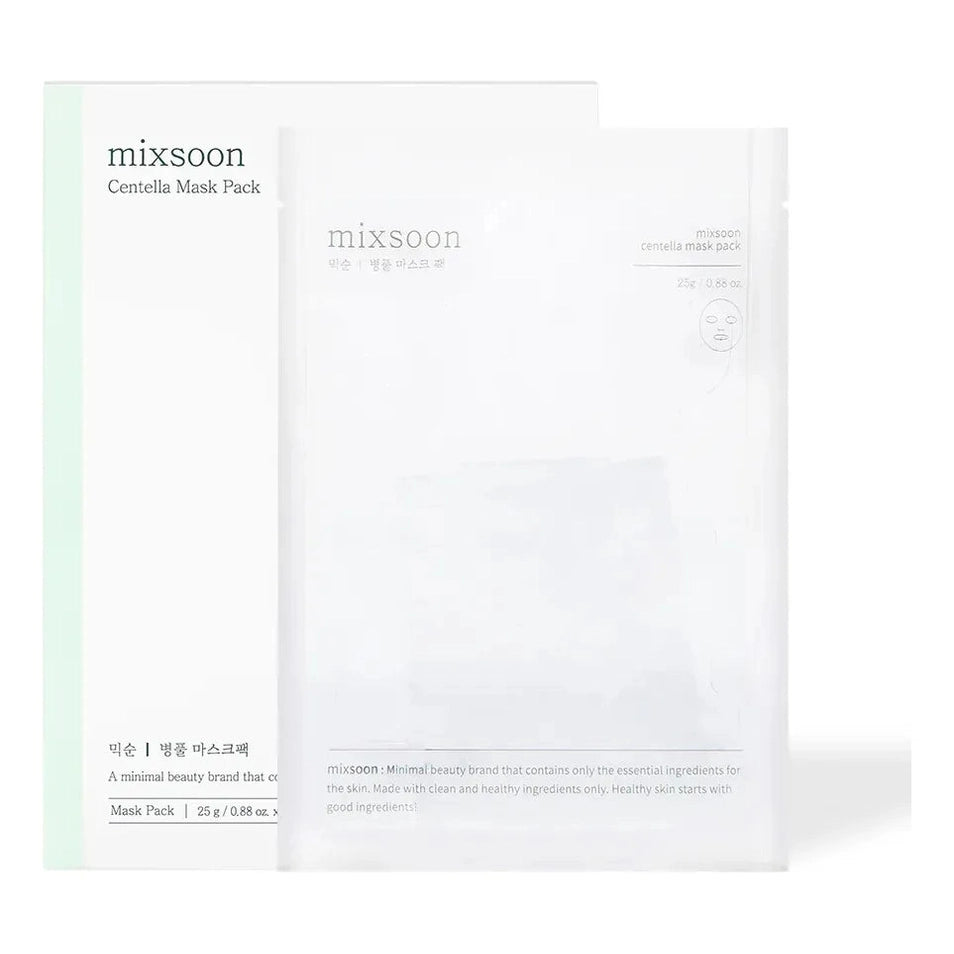 Mascarilla Facial De Hoja Centella Asiatica Mask 1un Mixsoon Cosmeticos y cuidado del hogar