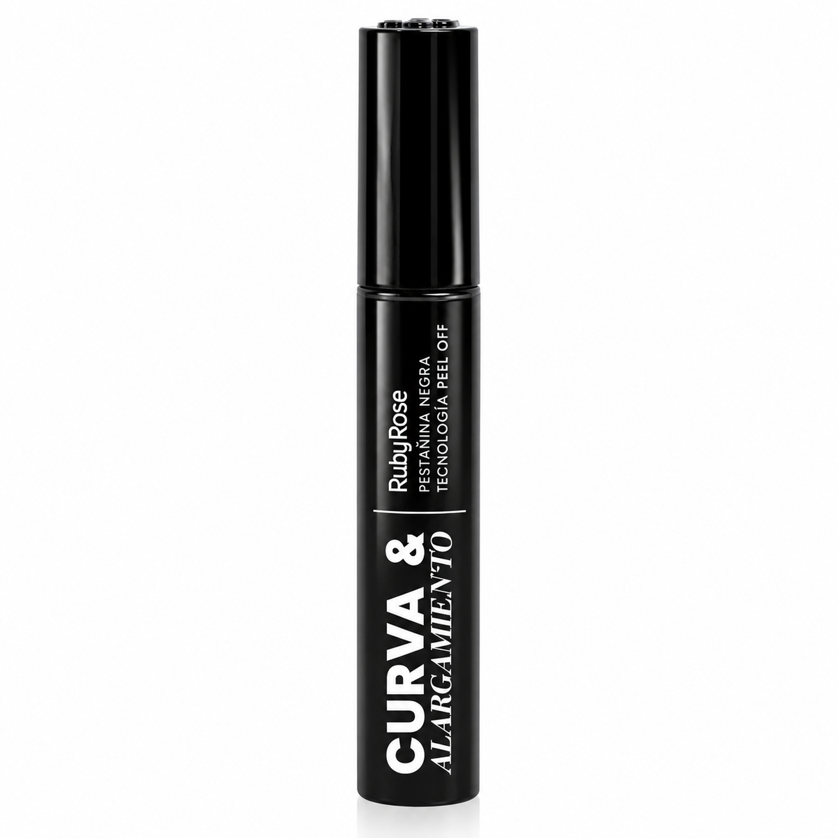 Máscara De Pestañas Peel Off Curva & Alargamiento Ruby Rose Negro