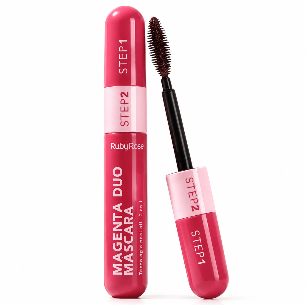 Mascara De Pestañas Duo Volumen Y Alarga Magenta Ruby Rose