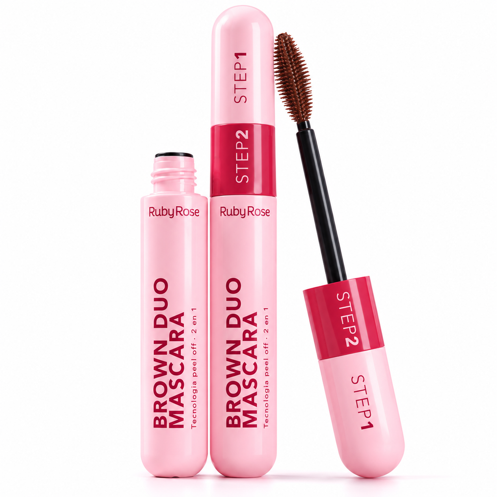 Mascara De Pestañas Cafe Duo 2en1 Volumen Y Alarga Ruby Rose