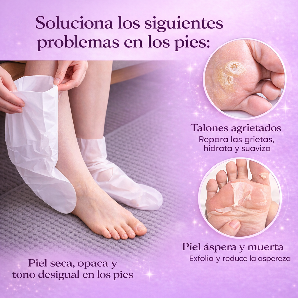 Mascarilla Exfoliante Peeling De Pies Esfolio Cosmética Coreana