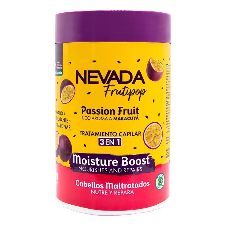 Mascarilla Capilar 3 En 1 Cabello Maltratado Maracuyá Nevada