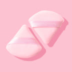 Set De 2 Borlas Triangulares Beauty Creations Puff Puff Set Cosmeticos y cuidado del hogar