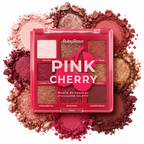Paleta De Sombras 9 Tonos Profesional Ruby Rose Pink Cherry