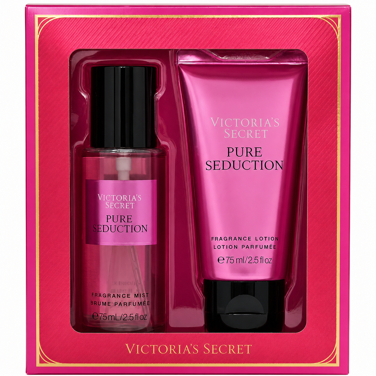Set De Regalo Victoria´s Secret Travel Size Pure Seduction 75 Ml