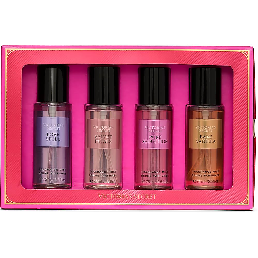 Set De Regalo 4Pzs Victoria's Secret The Best Of Mist 75 Ml