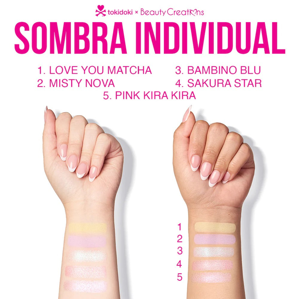 Set Sombras Individuales Tokidoki Hanami Beauty Creations Tokidoki