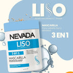Mascarilla Capilar 3 En 1 Cabello Liso Iluminado 1kg Nevada
