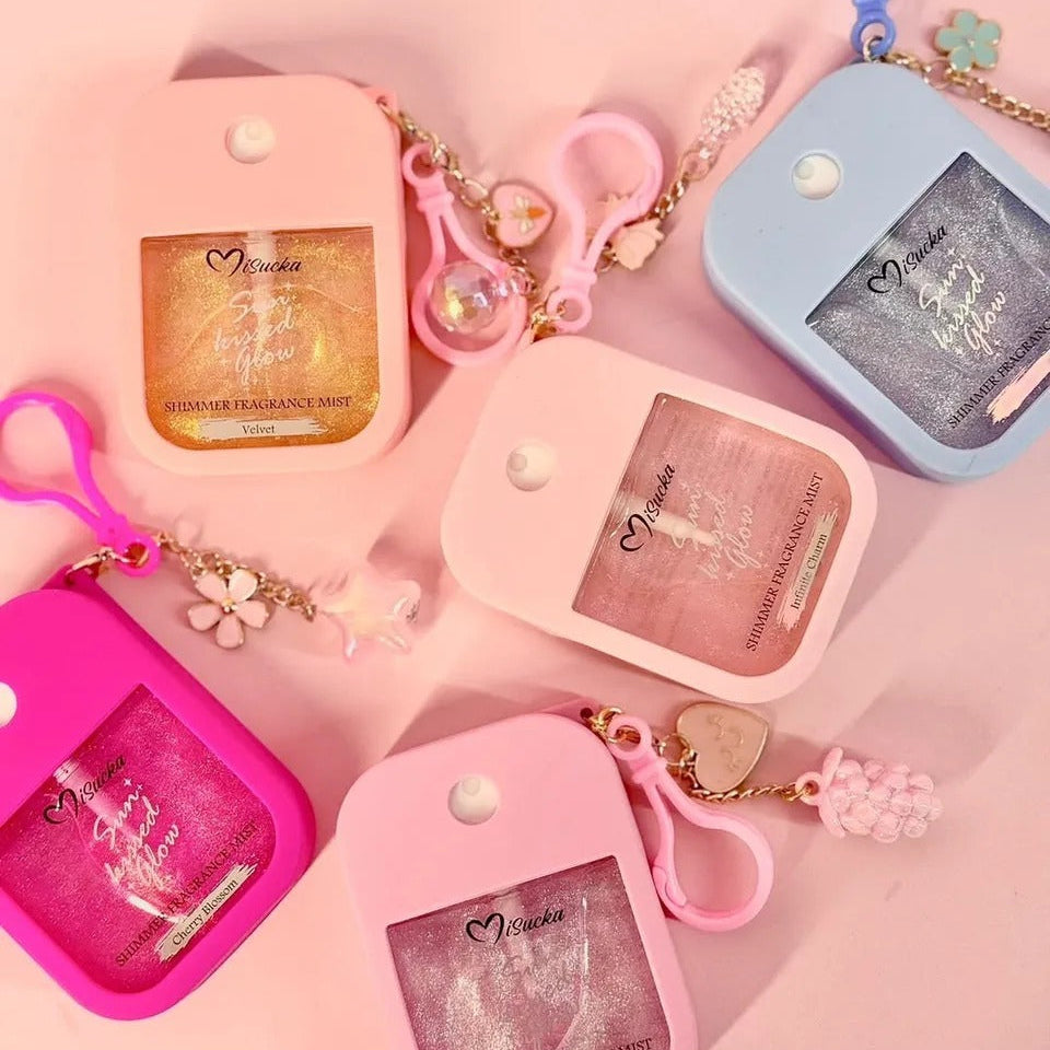 Pack Ahorro 10u Surtidos Shimmer Body Mist Llavero Misucka