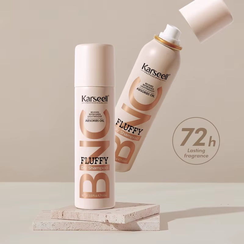 Shampoo En Seco Fluffy Control Grasa Anticaspa Hidratante BNC Karseell