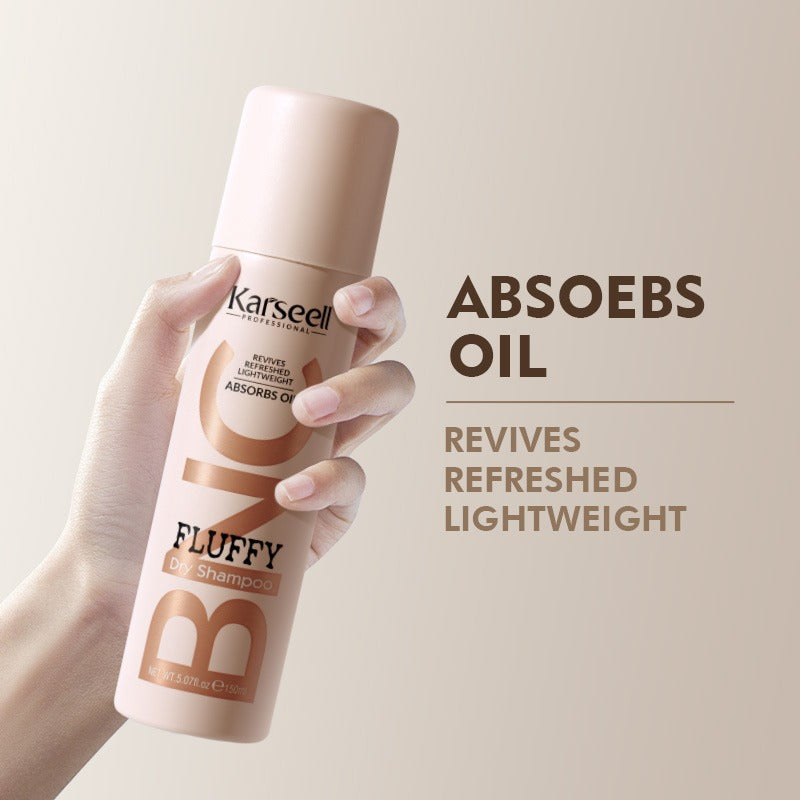 Shampoo En Seco Fluffy Control Grasa Anticaspa Hidratante BNC Karseell