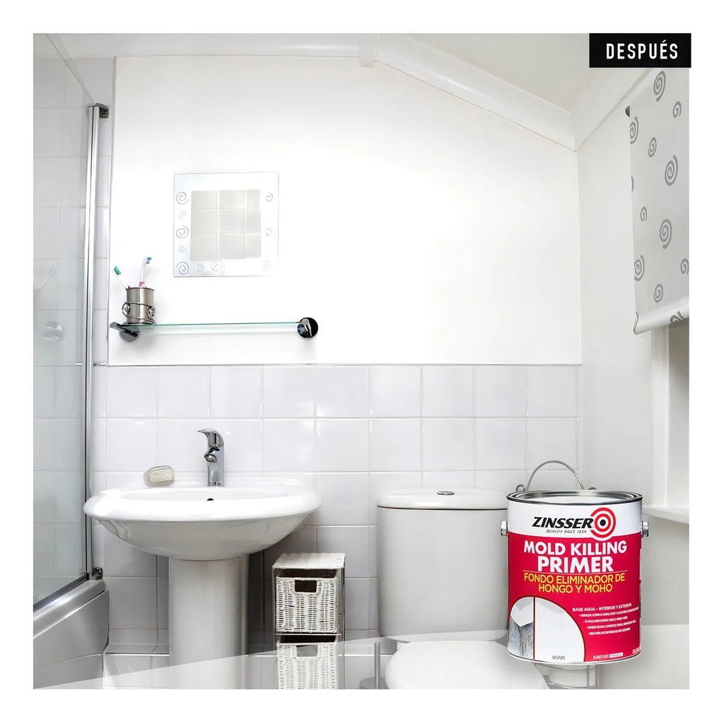 Esmalte Blanco Antihongos Primer Zinsser Mold Killing 946 Ml
