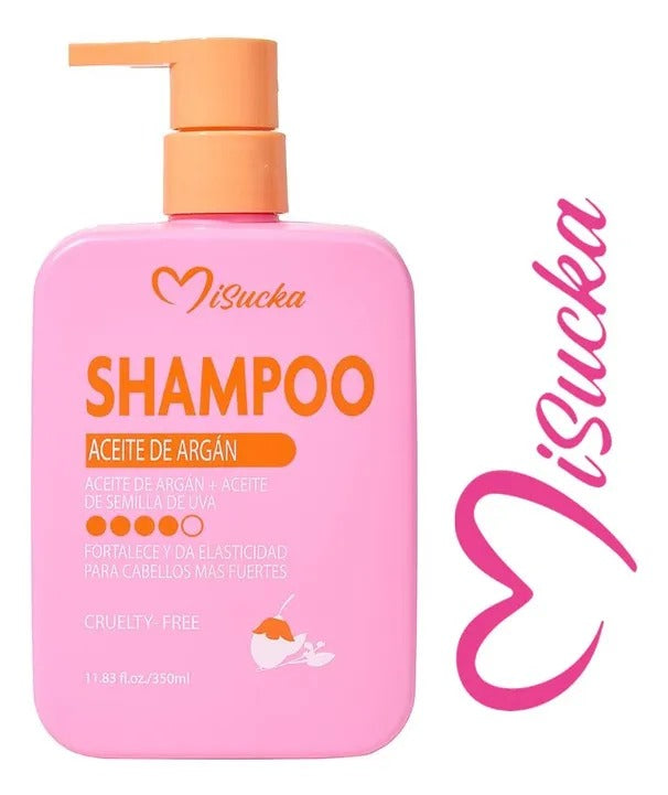 Shampoo Vegano Hidratante Y Reparador Aceite Argan Misucka
