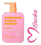 Acondicionador Vegano Hidratante Y Reparador Aceite Argan Misucka 350 Ml