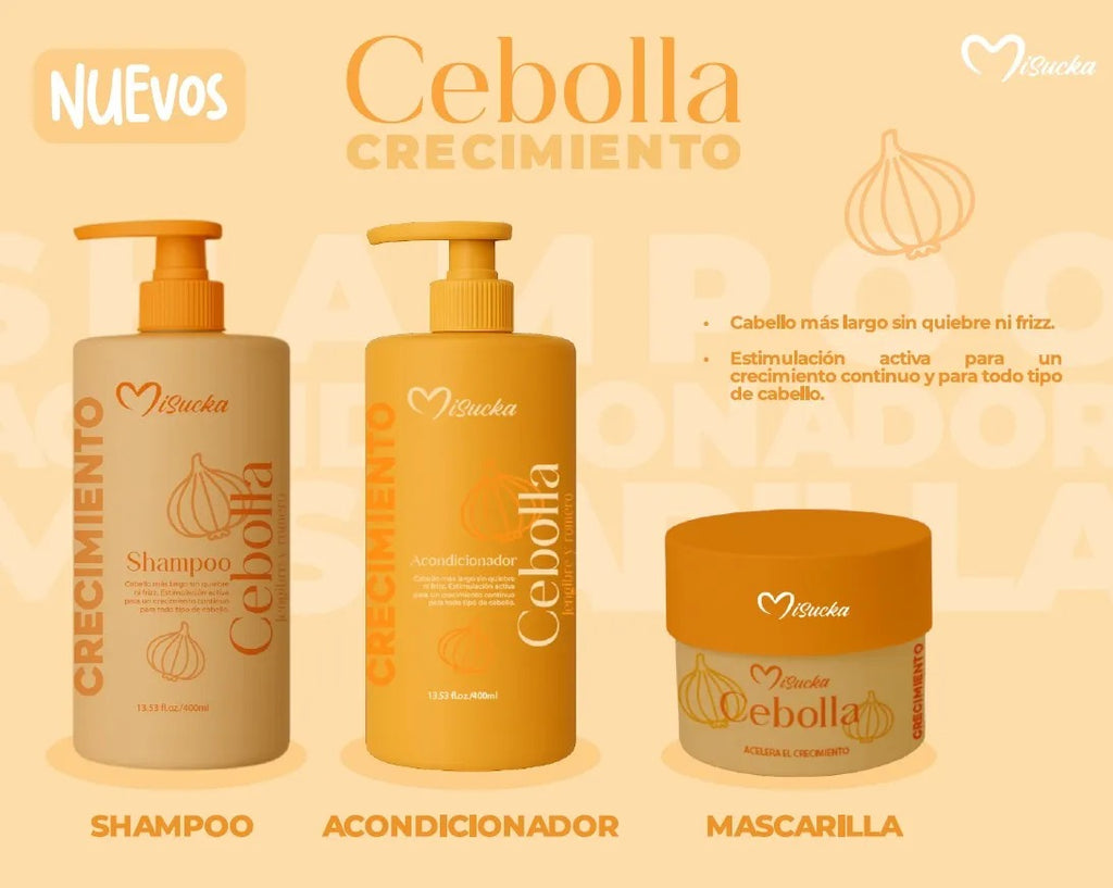 Shampoo Cebolla Romero Crecimiento Sin Quiebre 400ml Misucka