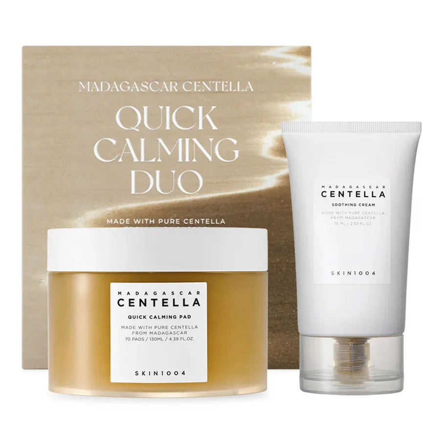 Set Centella Quick Calming Duo Crema+ Pads 125ml 50ml Skin1004