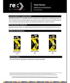 Adhesivo Instantaneo Rex Super Fuerte 2gr Pega En Segundos