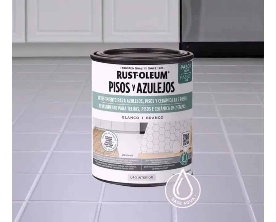 Pintura Pisos Azulejos Ceramica Madera Rust Oleum Paso N° 1
