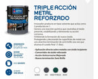 Anticorrosivo Triple Accion Metal Reforzado 1/4 Gl 1 Litro Sherwin Williams