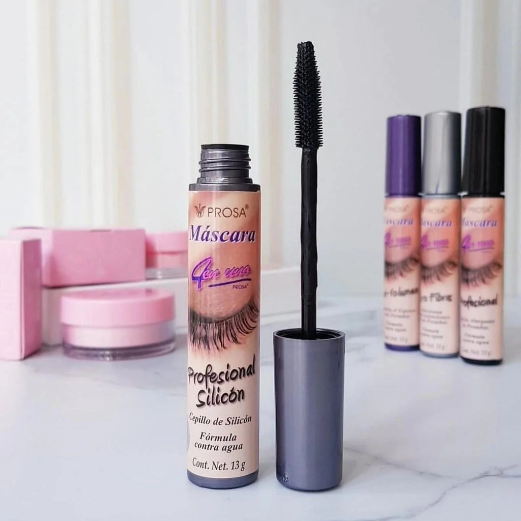 Mascara De Pestañas Profesional Silicon Waterproof Prosa