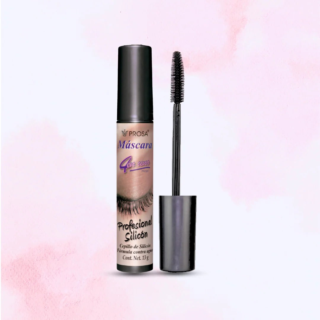 Mascara De Pestañas Profesional Silicon Waterproof Prosa